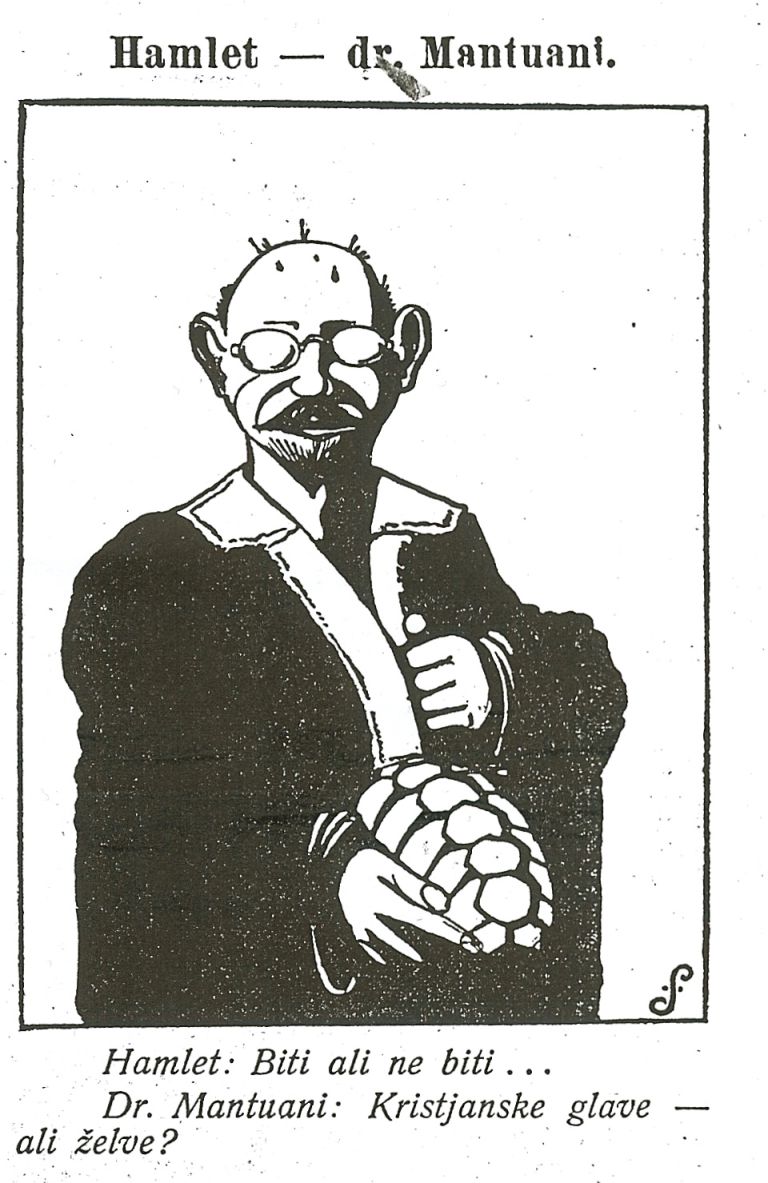 7) Slovenski Hamlet; karikatura iz Jutra 1910.jpg
