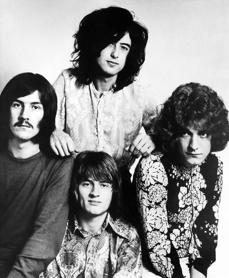 Led Zeppelin na začetku zgodbe, okoli leta 1969. Bonham je v novo skupino vstopil kot zadržan mlad d