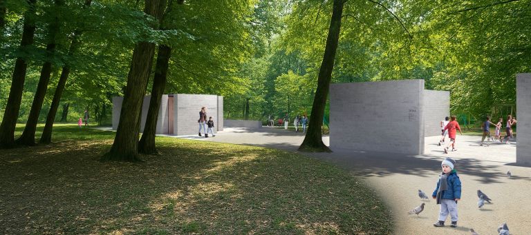 mestni park, učilnica na prostem