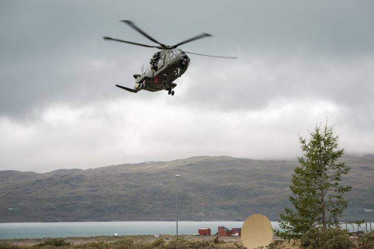 danska vojska, helikopter