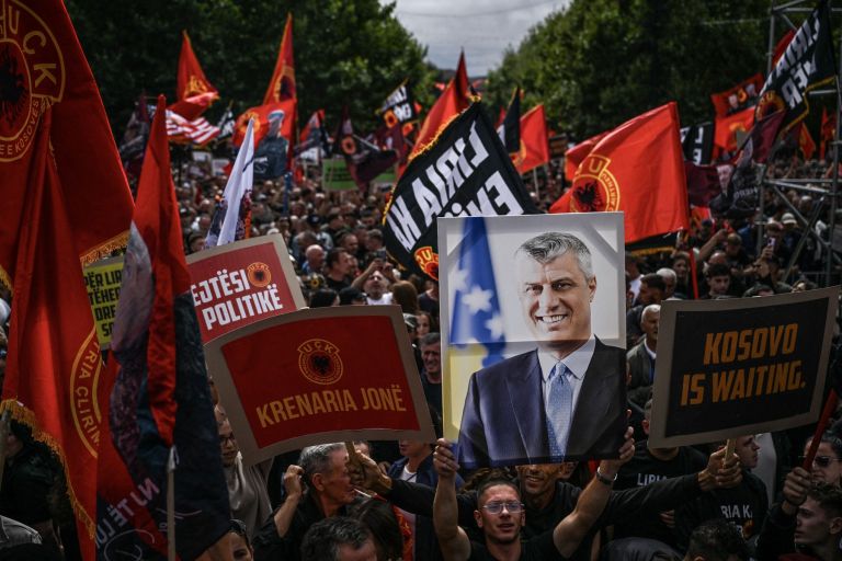 hashim-thaci demonstracije