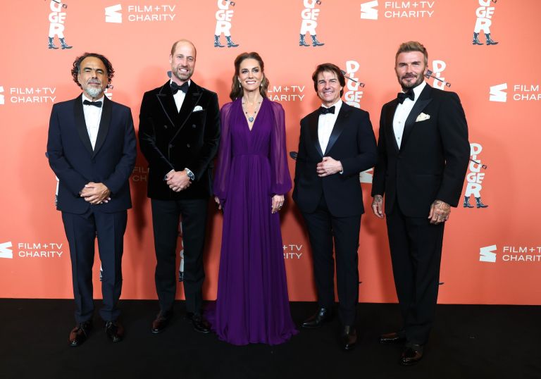 Alejandro G. Iñárritu, princ William, princesa Kate, Tom Cruise in Sir David Beckham – filmski, kraljevi in športni svet na enem samem posnetku.