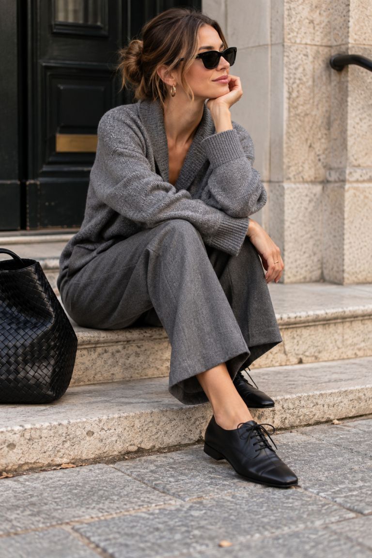 Jesen, moda, stil, hlače, jazz čevlji