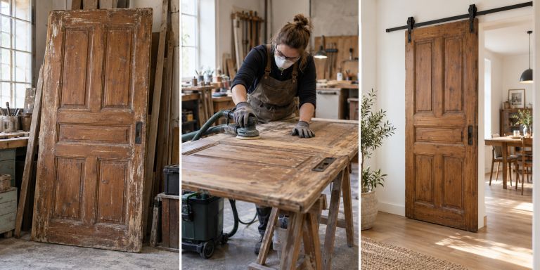 staro-pohistvo, vrata, diy