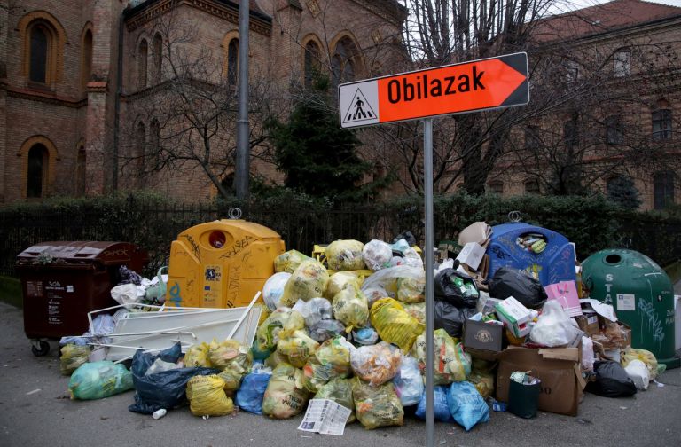 zagreb, smeti, stavka