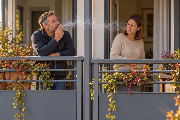 kajenje, balkon