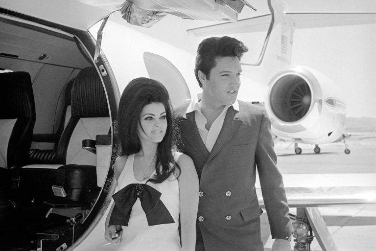 Elvis Presley in Priscilla Presley