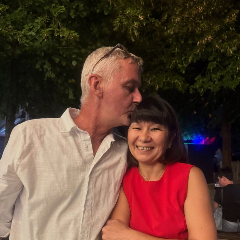Gulnaz Uliabaeva, mož Matic.jpg