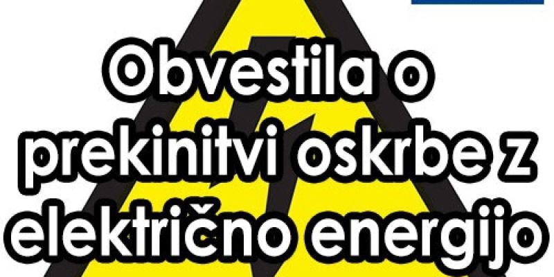 Obvestila elektro