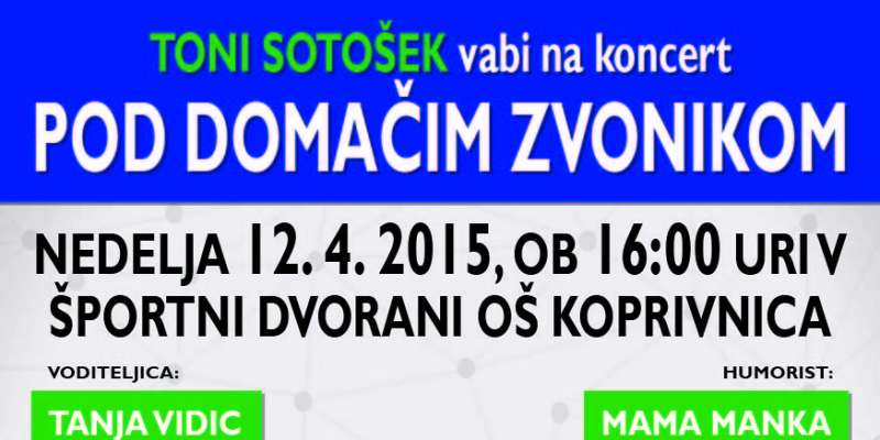 Danes ob 16. nepozaben koncert v Koprivnici