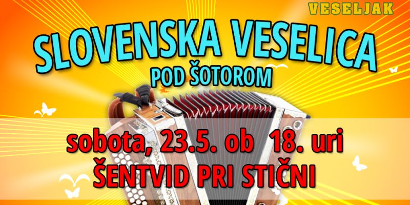 Slovenska veselica v Šentvidu pri Stični.