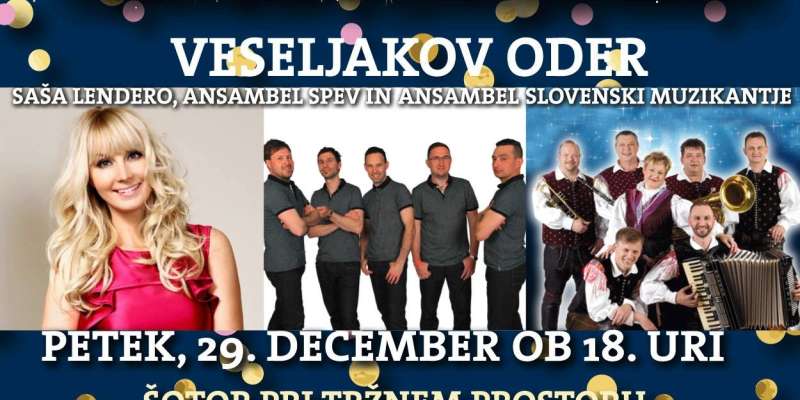 V petek bo žur s Saško Lendero, Spevovci in Slovenskimi muzikanti