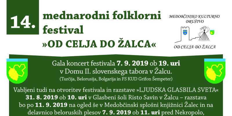 14. mednarodni folklorni festival OD CELJA DO ŽALCA