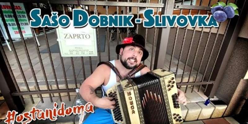 Gasilec Sašo s hudomušno Slivovko razvedril Slovence!