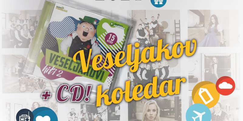 NOVO: Veseljakov koledar in CD kot praznično darilo!