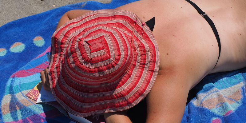 Sončenje na plaži