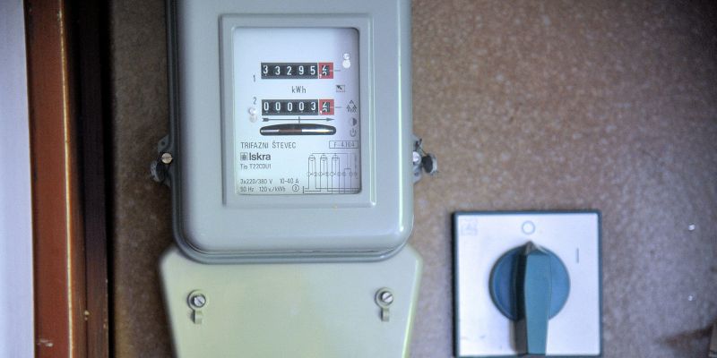 elektrika, električni števec