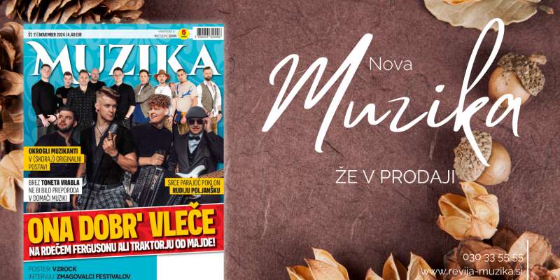 Na policah je novembrska revija Muzika!