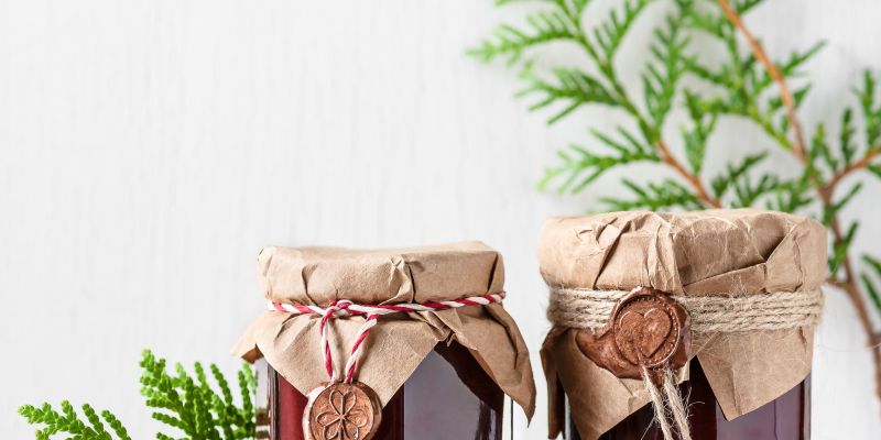 božično-novoletna darila z vrta