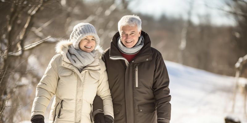 sprehod, hoja, par na sprehodu, zima