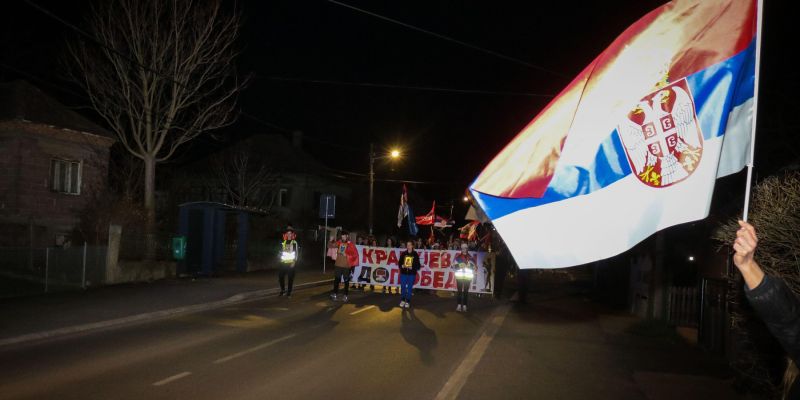 student, protest, srbija