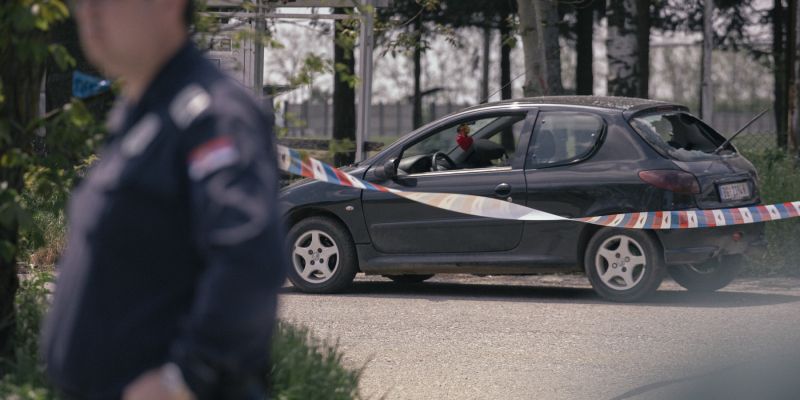 policija Srbija policijski trak