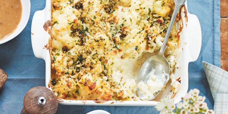 Zapecena cvetaca s sirom