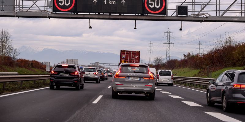 avtocesta, promet, sekcijsko merjenje hitrosti