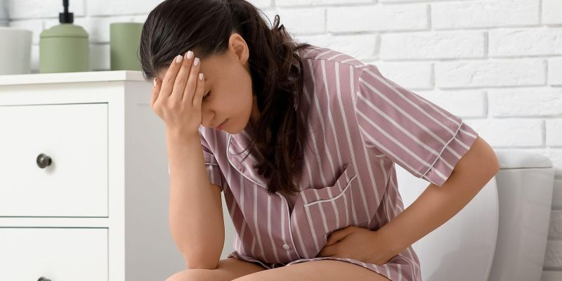 vnetje sečil, stranišče