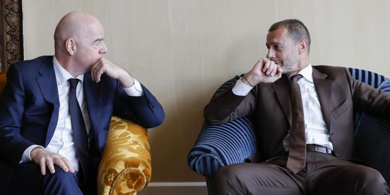 aleksander čeferin, gianni infantino