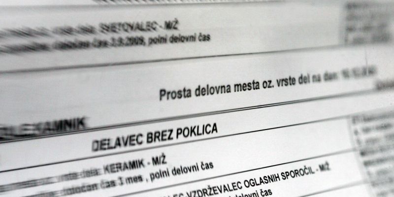 zavod za zaposlovanje, iskanje dela