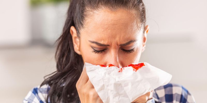 krvavitev iz nosu, nos, kri