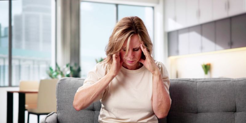 bolečina, glava, ženska