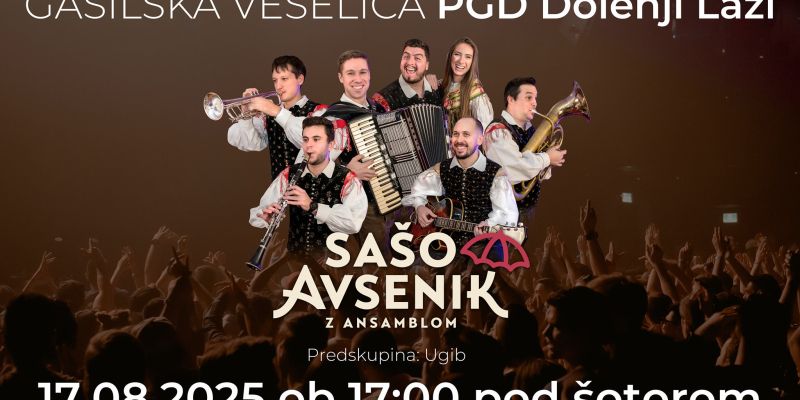 Dolenji Lazi v plamenih veselja