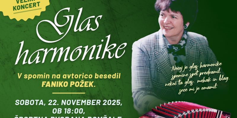 Veseljak vabi na veliki koncert v spomin na Faniko Požek