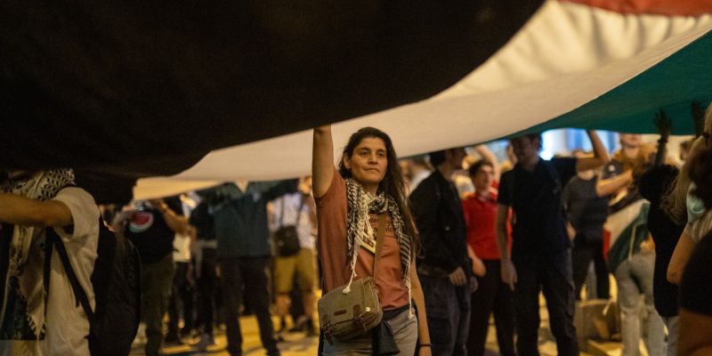 flotilja sumud, protesti