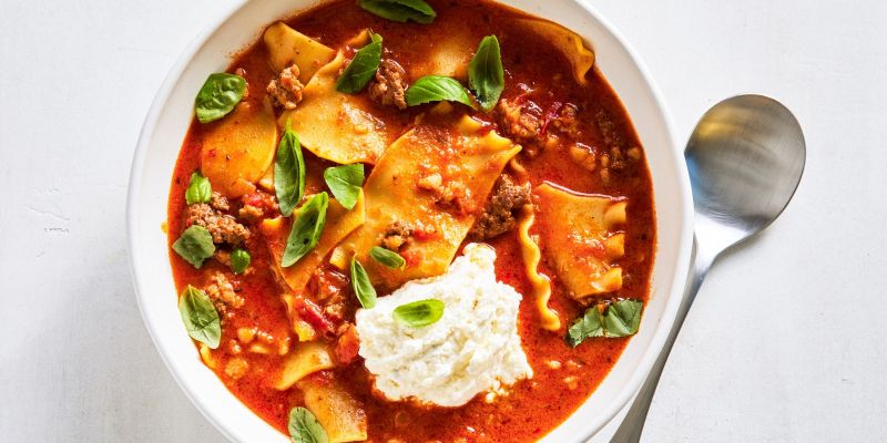 Lazanja, juha, enolončnica