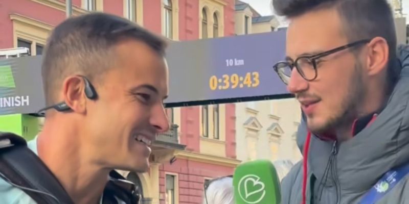 V ŽIVO na TV Veseljak Golica: Anže Zavrl na Ljubljanskem maratonu