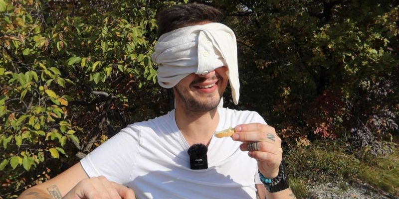 Tako je naš Lovro Prešiček na vrhu Kincla izbiral najboljše maslo