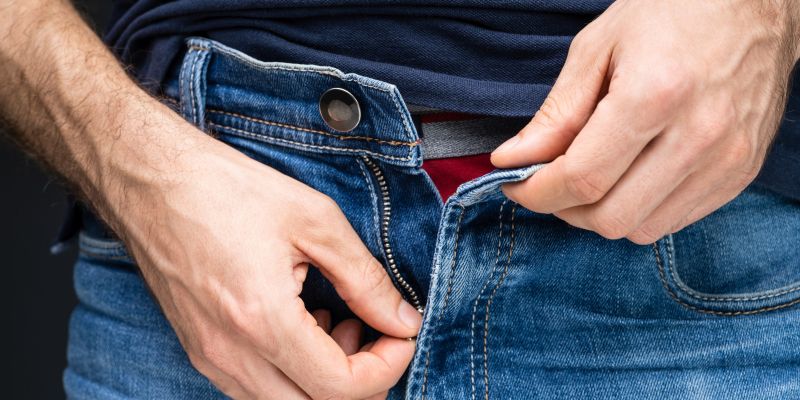 zadrga, hlače, masturbacija