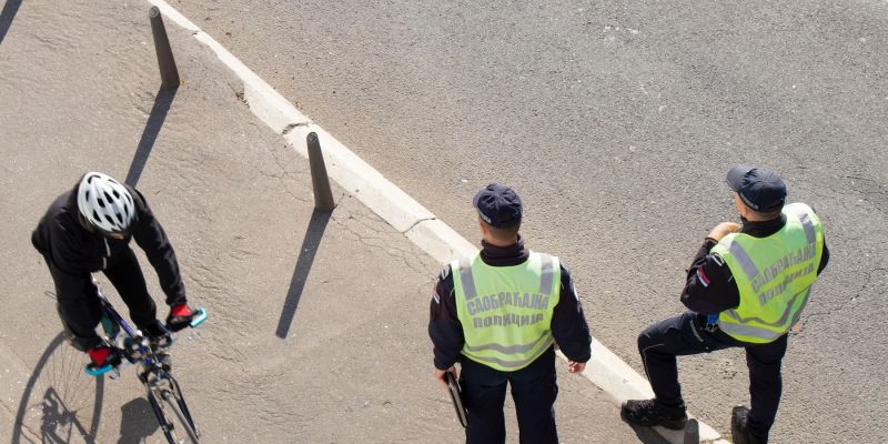 policist kolesar Srbija