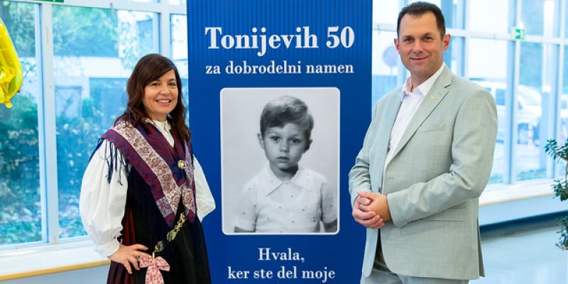 Blejski župan Toni Mežan praznoval okroglo, skupaj s še dvema glasbenikoma