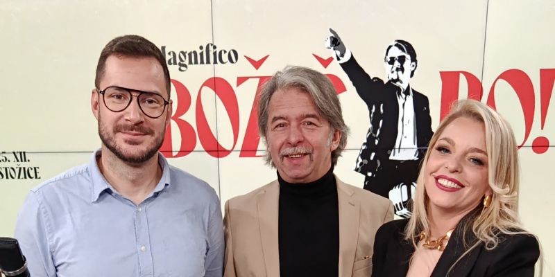 Magnifico v Veseljakovem studiju o novem albumu in božičnem koncertu