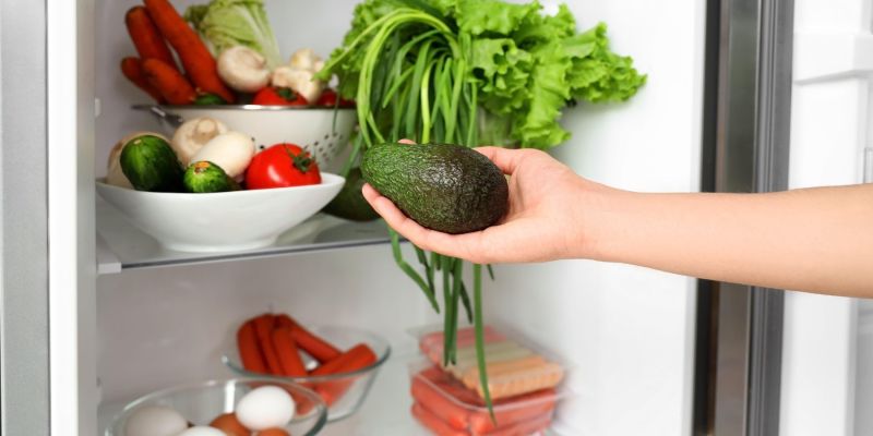 sveza-zelenjava, papirnata-brisaca, hladilnik