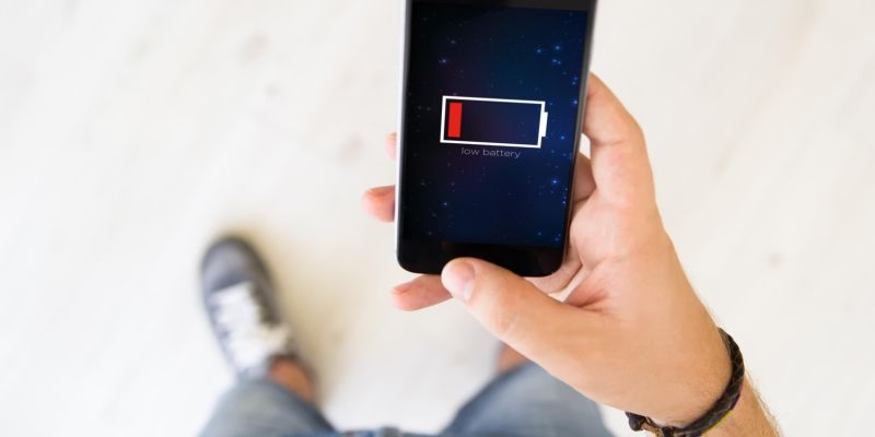 prazna baterija na telefonu