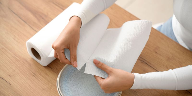 sveza-zelenjava, papirnata-brisaca, hladilnik