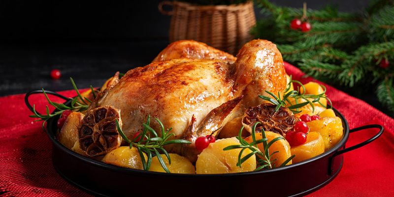 praznični piščanec