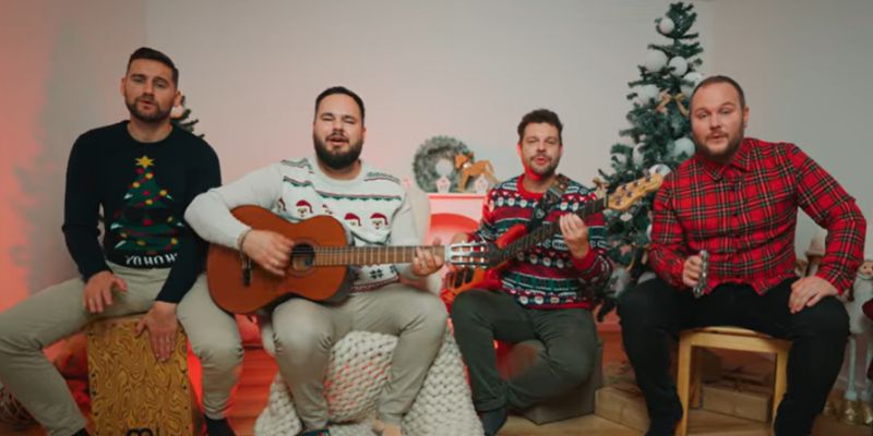 Kvartet Pušeljc z novo decembrsko zgodbo: "Za praznike bom doma"
