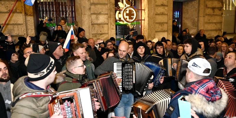 ljubljana, harmonikarji