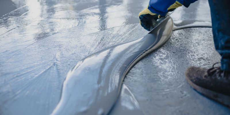 epoksi-smola, talna-obloga